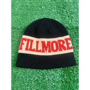 The Fillmore Jacquard Knit Beanie in Black Hat